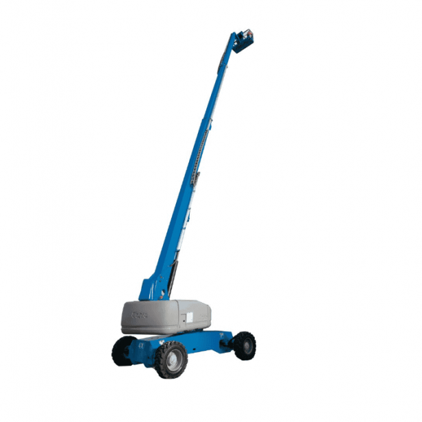 Telescopic boom lift Genie S-105 (MOD 2014), Genie S-105 diesel self-propelled boom lift 34m, Genie S-105 aerial work platform, Genie S-105 professional telescopic boom lift, available for rental