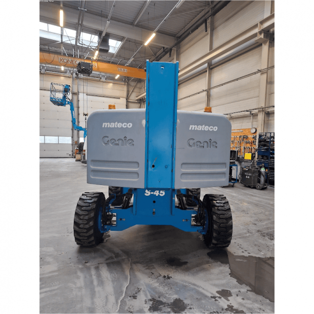 Self-propelled telescopic boom lift Genie S-45 (MOD 2019), Genie S-45 diesel boom lift 16m, Genie S-45 aerial work platform, Genie S-45 construction boom lift, Genie S-45 professional boom lift, available for rental