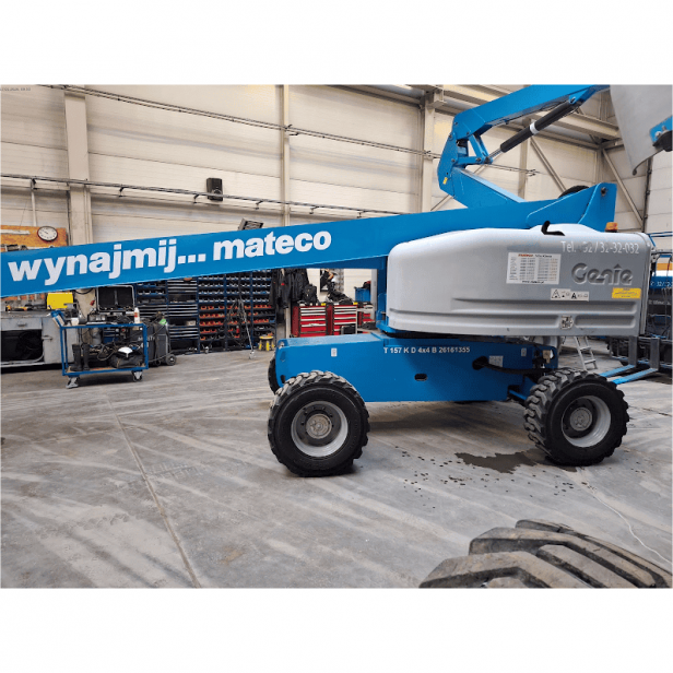 Self-propelled telescopic boom lift Genie S-45 (MOD 2019), Genie S-45 diesel boom lift 16m, Genie S-45 aerial work platform, Genie S-45 construction boom lift, Genie S-45 professional boom lift, available for rental