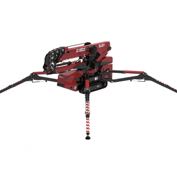 ELMA MCX110 tracked mini crane 13m - 4000kg, ELMA MCX110 compact crane lifting equipment 13m - 4000kg, ELMA MCX110 spider crane 13m - 4000kg, ELMA MCX110 professional mini crane ELMA 13m - 4000kg