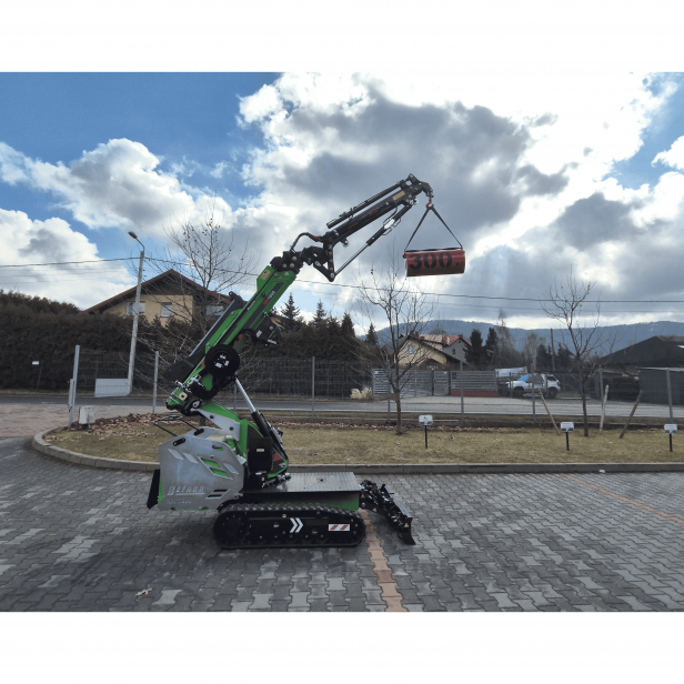Befard XM1600 μίνι ερπυστριοφόρος γερανός 1600 kg, Befard XM1600 γερανός τριπλής τροφοδοσίας 6.15 m, Befard XM1600 mini crawler crane 1600 kg, Befard XM1600 επαγγελματικός γερανός ανύψωσης