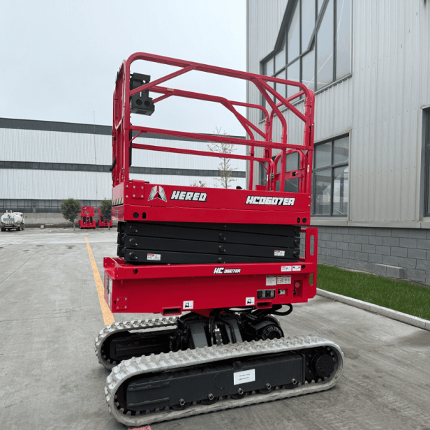 HERED HC0607EA HERED HC0607EA, ερπυστριοφόρο ψαλιδωτό ανυψωτικό, HERED HC0607EA crawler scissor lift, HERED HC0607EA με αυτόματη οριζοντίωση, ηλεκτρικό ερπυστριοφόρο ανυψωτικό HERED