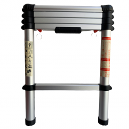 Telescopic aluminium ladder from 1,4m up to 3,2m