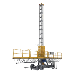 3S INDUSTRY SINGLE MAST CLIMBING WORK PLATFORM MCWP450-S - 200M 2300KG 