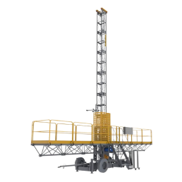 3S INDUSTRY SINGLE MAST CLIMBING WORK PLATFORM MCWP450-S - 200M 2300KG 