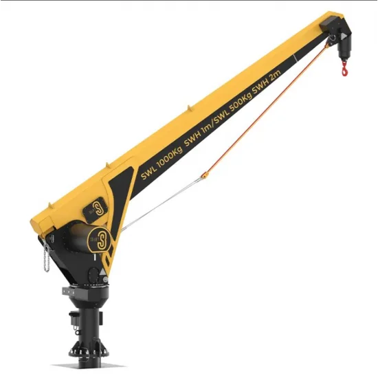 3S INDUSTRY OFFSHORE DAVIT CRANE FOR SHIP 30M 500KG-1000KG - Kapountalis