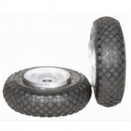 CARGOMASTER | Φουσκωτοί Τροχοί για Καρότσια C120-CC160-CC200 - Μαύρο