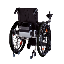 AAT MAX‑E Black Edition | Add-on electric power assist system with joystick for wheelchairs | 160 kg AAT MAX‑E Black Edition | Add-on electric power assist system with joystick for wheelchairs | 160 kg