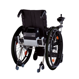 AAT MAX‑E Black Edition | Πρόσθετο ηλεκτρικό σύστημα υποβοήθησης με χειριστήριο για αναπηρικά αμαξίδια | 160 kg