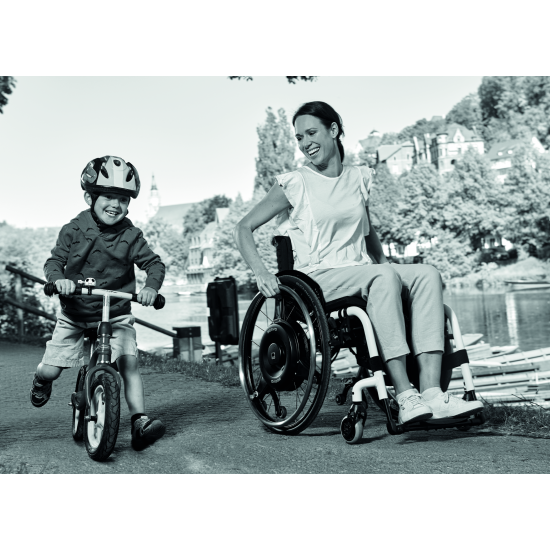 AAT SERVO | Add-on electric power assist system for wheelchairs | 153 kg - Kapountalis