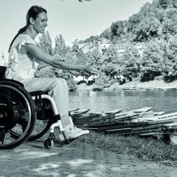 AAT SERVO | Add-on electric power assist system for wheelchairs | 153 kg