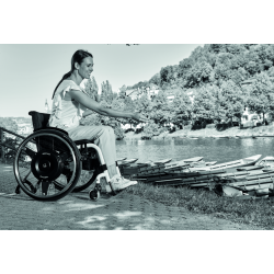AAT SERVO | Add-on electric power assist system for wheelchairs | 153 kg