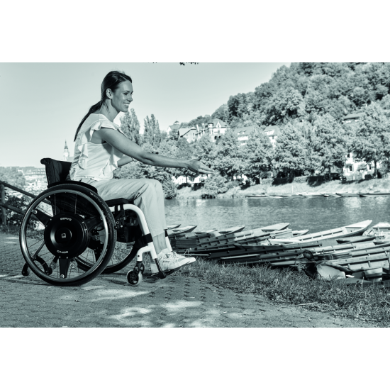 AAT SERVO | Add-on electric power assist system for wheelchairs | 153 kg - Kapountalis