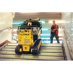 ALITRAK ΗΛΕΚΤΡΙΚΟΣ ΕΡΠΥΣΤΡΙΟΦΟΡΟΣ ΜΕΤΑΦΟΡΕΑΣ/DUMPER ΜΕ ΠΛΑΤΦΟΡΜΑ DCT450P - 600KG 