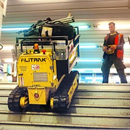 ALITRAK ELECTRIC CRAWLER CARRIER/DUMPER WITH PLATFORM DCT450P - 600KG 