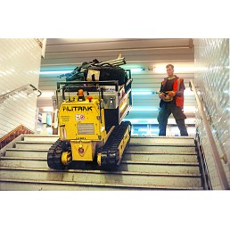 ALITRAK ELECTRIC CRAWLER CARRIER/DUMPER WITH PLATFORM DCT450P - 600KG 