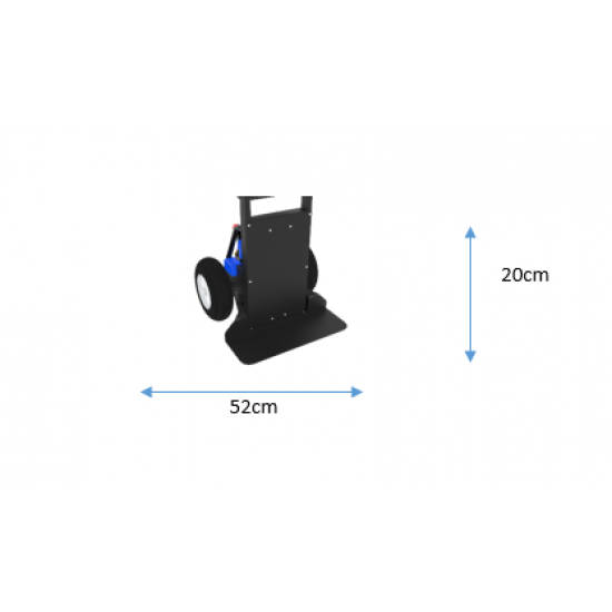 Antano Kargo Donkey Move | Electric battery cart with wheel drive 160 kg / 80cm Antano Kargo Donkey Move | Electric battery cart with wheel drive 160 kg / 80cm - Kapountalis