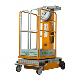 AXOLIFT LOW LEVEL ACCESS MAST PLATFORM MANULIFT 200/4 - 4M 125KG 