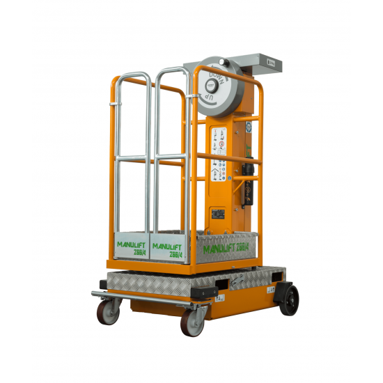AXOLIFT ΧΕΙΡΟΚΙΝΗΤΗ ΑΝΥΨΩΤΙΚΗ ΠΛΑΤΦΟΡΜΑ ΑΤΟΜΩΝ MANULIFT 200/4 - 4M 125KG - Kapountalis
