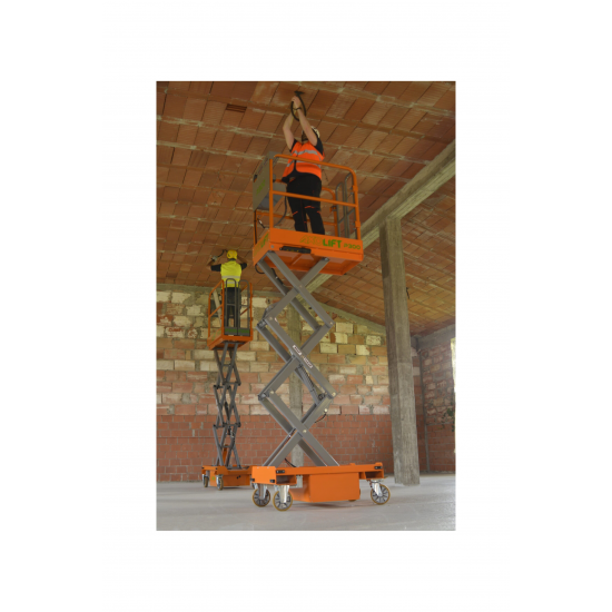 AXOLIFT P300 | Push Around Low Level Access Scissor Lift | 240 kg | 4.95 m - Kapountalis