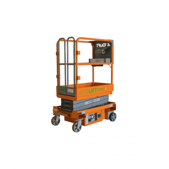 AXOLIFT P300T | Self-Propelled Low Level Access Scissor Lift | 240 kg | 4.95 m - Kapountalis