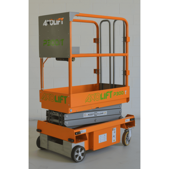 AXOLIFT P300T | Self-Propelled Low Level Access Scissor Lift | 240 kg | 4.95 m AXOLIFT P300T | Self-Propelled Low Level Access Scissor Lift | 240 kg | 4.95 m - Kapountalis