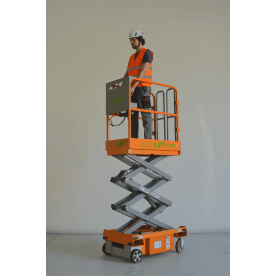 AXOLIFT P300T | Self-Propelled Low Level Access Scissor Lift | 240 kg | 4.95 m AXOLIFT P300T | Self-Propelled Low Level Access Scissor Lift | 240 kg | 4.95 m - Kapountalis