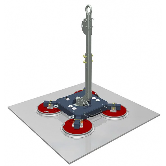 GLASS VACUUM LIFTER CSL TYPE X WITH MANUAL ROTATION & TILT UP TO 500KG (1000KG PTIONAL) - Kapountalis