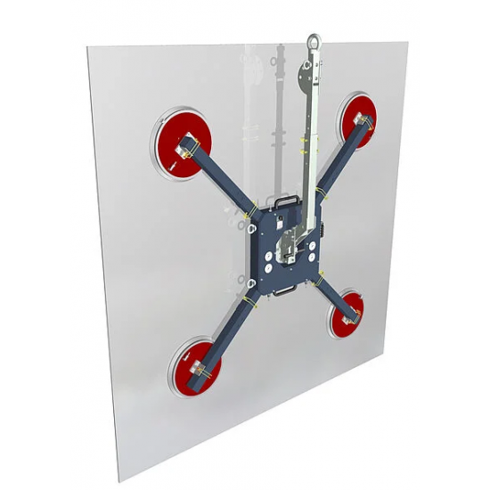 GLASS VACUUM LIFTER CSL TYPE X WITH MANUAL ROTATION & TILT UP TO 500KG (1000KG PTIONAL) - Kapountalis