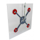 GLASS VACUUM LIFTER CSL TYPE X WITH MANUAL ROTATION & TILT UP TO 500KG (1000KG PTIONAL) - Kapountalis