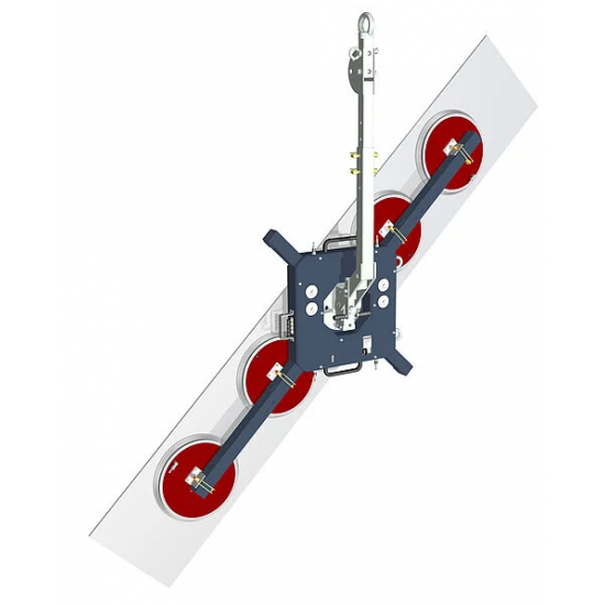 GLASS VACUUM LIFTER CSL TYPE X WITH MANUAL ROTATION & TILT UP TO 500KG (1000KG PTIONAL) - Kapountalis