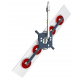 GLASS VACUUM LIFTER CSL TYPE X WITH MANUAL ROTATION & TILT UP TO 500KG (1000KG PTIONAL) - Kapountalis