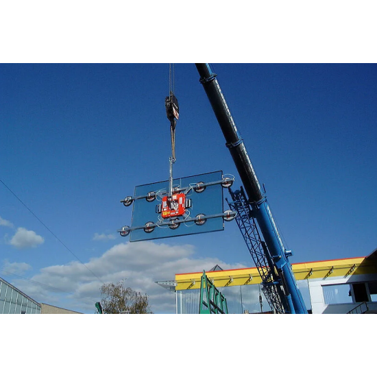GLASS VACUUM LIFTER CSL TYPE X WITH MANUAL ROTATION & TILT UP TO 500KG (1000KG PTIONAL) - Kapountalis