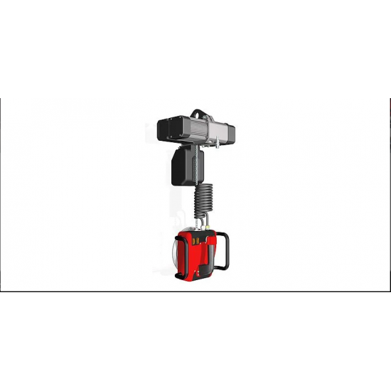MINI GLASS LIFTER GML1 WITH HOIST FOR LIFTING 150KG - Kapountalis