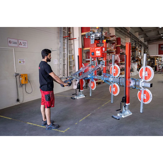 GLASS VACUUM WITH CHAIN HOIST FOR LIFTING UP TO 2100KG GLASS VACUUM WITH CHAIN HOIST FOR LIFTING UP TO 2100KG - Kapountalis