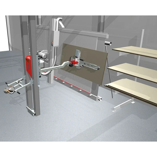 RWL LIFTING SYSTEM WITH VACUUM FOR INSTALLING PANELS ON SHELVES UP TO 100KG - Kapountalis