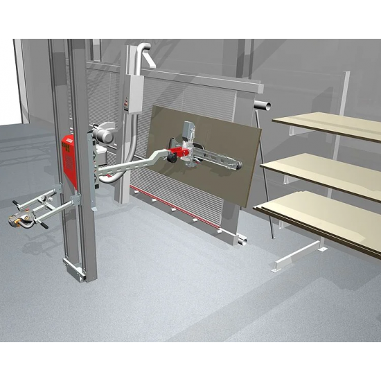 RWL LIFTING SYSTEM WITH VACUUM FOR INSTALLING PANELS ON SHELVES UP TO 100KG - Kapountalis