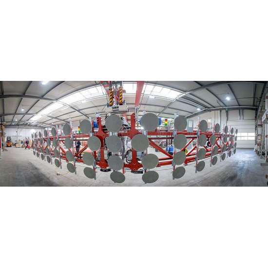 GLASS VACUUM LIFTER SGL MEGALIFTER WITH ROTATION & TILT UP TO 2800KG GLASS VACUUM LIFTER SGL MEGALIFTER WITH ROTATION & TILT UP TO 2800KG - Kapountalis