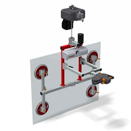 GLASS VACUUM UGL1 WITH CHAIN HOIST FOR LIFTING UP TO 2M 500KG