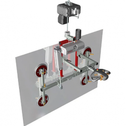 GLASS VACUUM UGL3 WITH TILT &  CHAIN HOIST FOR LIFTING UP TO 2M 500KG