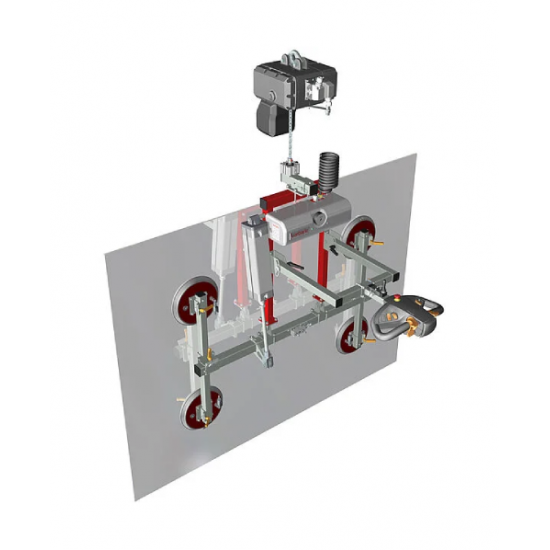 GLASS VACUUM UGL3 WITH TILT & CHAIN HOIST FOR LIFTING UP TO 2M 500KG GLASS VACUUM UGL3 WITH TILT & CHAIN HOIST FOR LIFTING UP TO 2M 500KG - Kapountalis