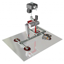 GLASS VACUUM UGL3 WITH TILT &  CHAIN HOIST FOR LIFTING UP TO 2M 500KG