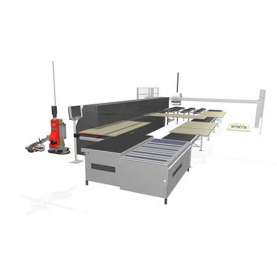 VACUUM FOR WOODEN PANELS UWL3S WITH TILT & CHAIN HOIST FOR LIFTING UP TO 150KG VACUUM FOR WOODEN PANELS UWL3S WITH TILT & CHAIN HOIST FOR LIFTING UP TO 150KG - Kapountalis