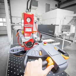 VACUUM FOR WOODEN PANELS UWL3S WITH TILT & CHAIN HOIST FOR LIFTING UP TO 150KG