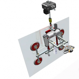 BARBARIC GLASS VACUUM LIFTER WITH CHAIN HOIST UGL4 - 500KG