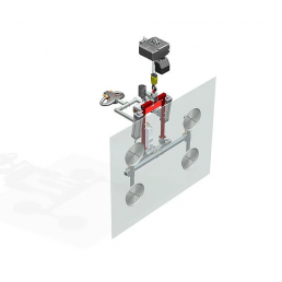 BARBARIC GLASS VACUUM LIFTER WITH CHAIN HOIST UGL4 - 500KG