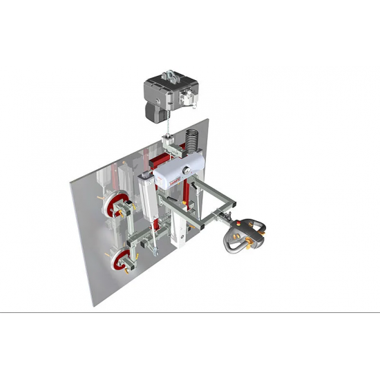 BARBARIC GLASS VACUUM LIFTER WITH CHAIN HOIST UGL4 - 500KG BARBARIC GLASS VACUUM LIFTER WITH CHAIN HOIST UGL4 - 500KG - Kapountalis