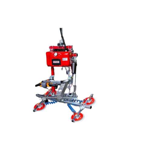 GLASS VACUUM UGL4E WITH ROTATION-TILT & CHAIN HOIST FOR LIFTING UP TO 2M 500KG GLASS VACUUM UGL4E WITH ROTATION-TILT & CHAIN HOIST FOR LIFTING UP TO 2M 500KG - Kapountalis
