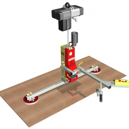 VACUUM FOR WOODEN PANELS UWL1 WITH CHAIN HOIST FOR LIFTING UP TO 250KG