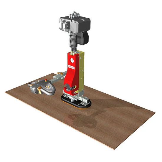 VACUUM FOR WOODEN PANELS UWL1S WITH CHAIN HOIST FOR LIFTING UP TO 150KG VACUUM FOR WOODEN PANELS UWL1S WITH CHAIN HOIST FOR LIFTING UP TO 150KG - Kapountalis